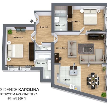 Residence Karolina Praga Habitación foto