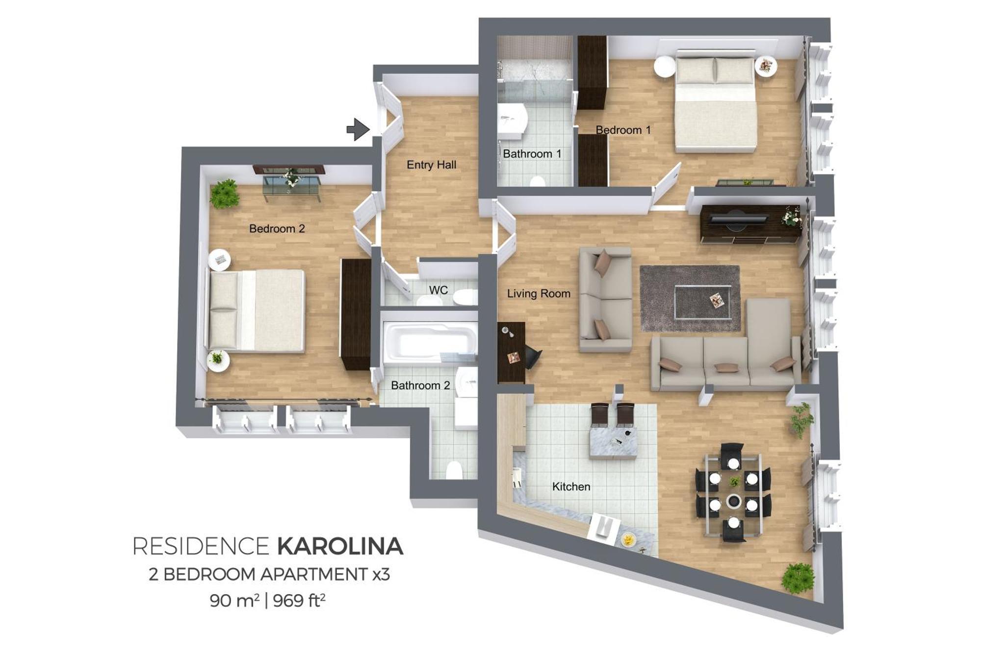 Residence Karolina Praga Habitación foto