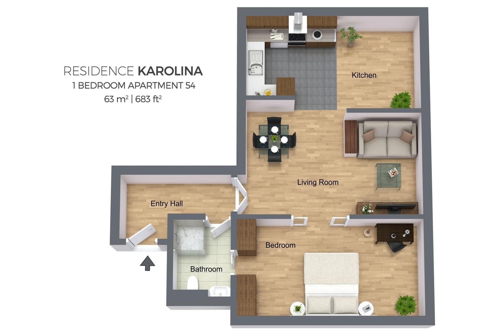 Residence Karolina Praga Habitación foto