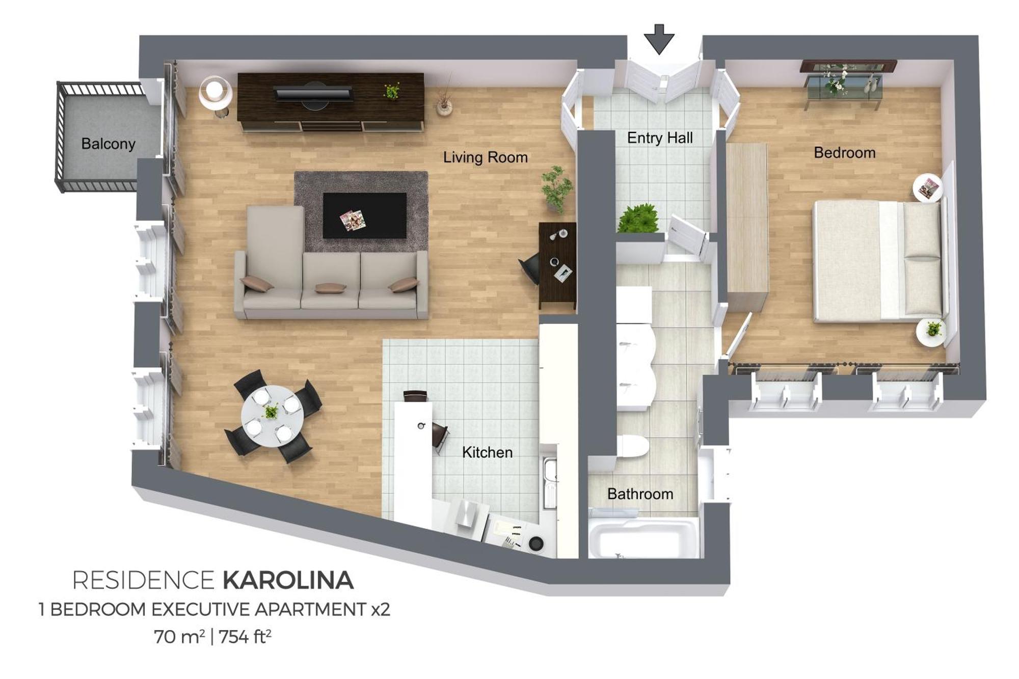 Residence Karolina Praga Habitación foto