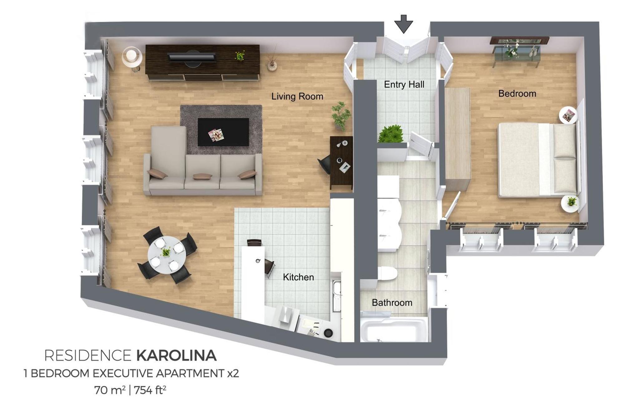 Residence Karolina Praga Habitación foto